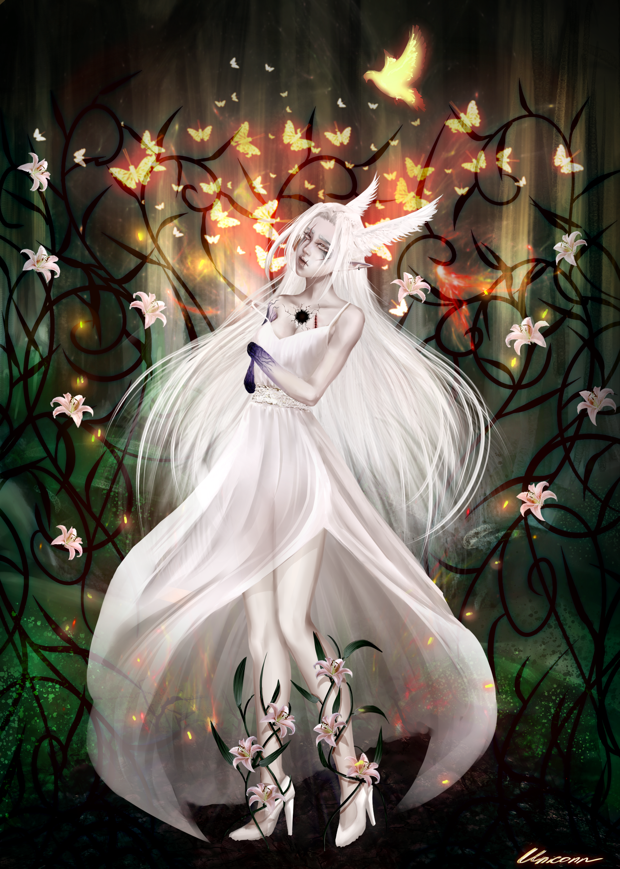 in a moment of peace